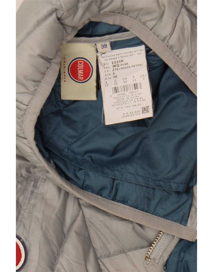 Colmar Mujer Chaqueta Acolchada Con Capucha IT 38 2XS Gris