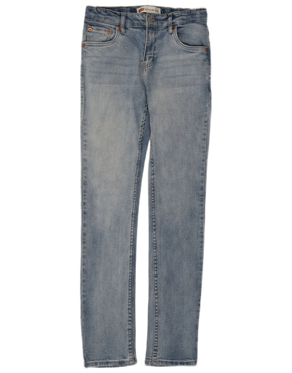 Levi's Boys 512 Tapered Slim Jeans 13-14 años W28 L30 Algodón azul