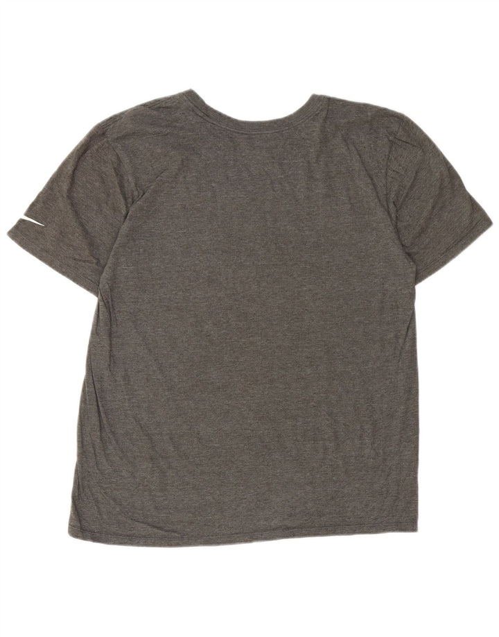 Camiseta NIKE Denver Broncos con gráfico para hombre, algodón gris medio