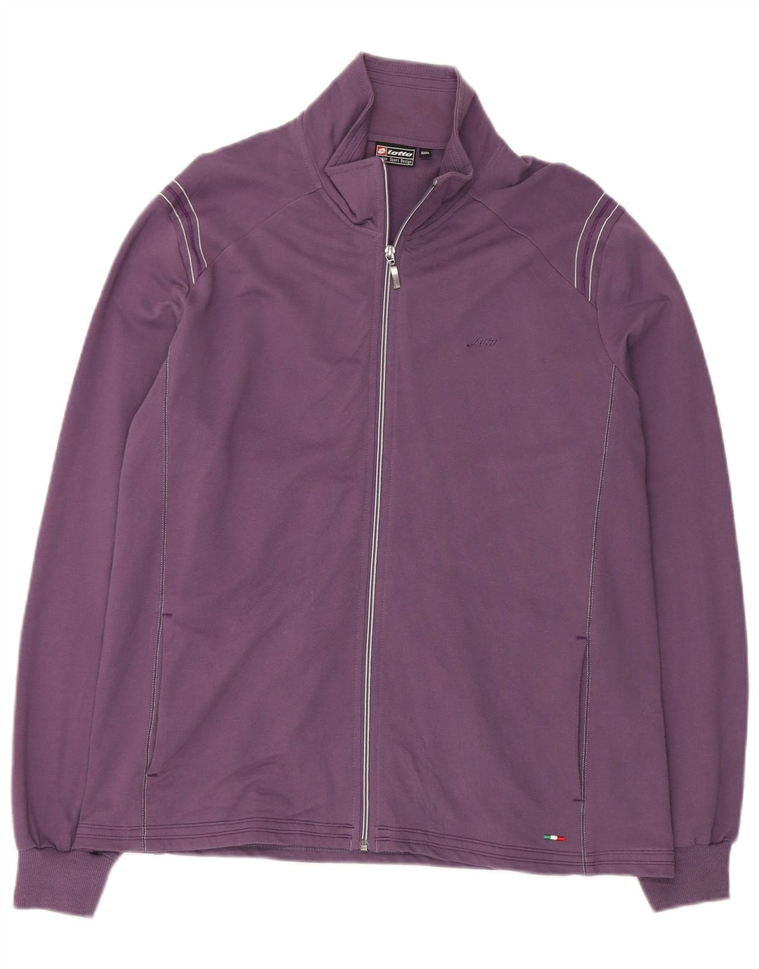 Lotto Mujer Chándal Top Chaqueta 3XL Algodón Morado