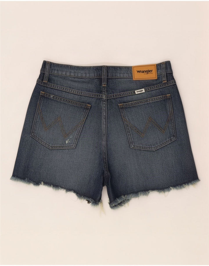 Pantalones cortos vaqueros Wrangler para mujer medianos W28 azul