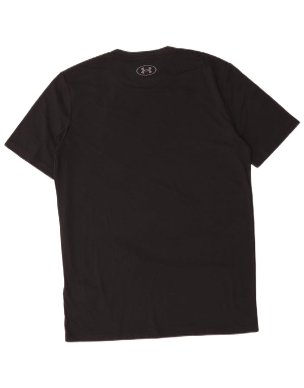 Under Armour - Camiseta para hombre, talla pequeña, algodón negro