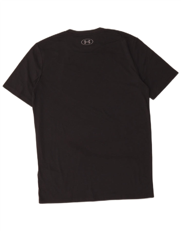 Under Armour - Camiseta para hombre, talla pequeña, algodón negro