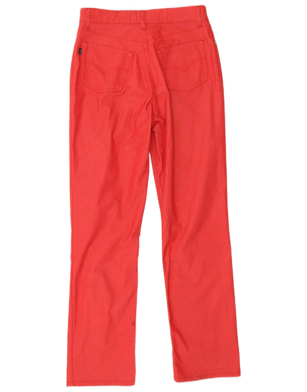 Armata Di Mare Pantalones Casuales Rectos Mujer W30 L29 Algodón Rojo