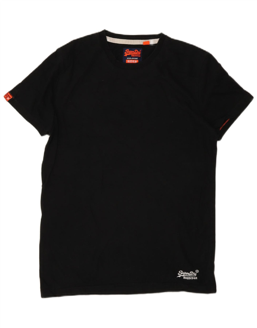 Superdry Camiseta para hombre Top Small Black Cotton