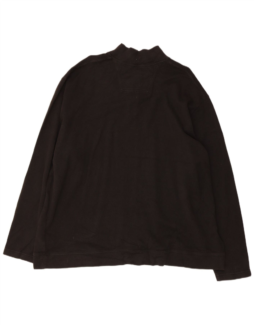 EDDIE BAUER Sudadera Hombre con Cremallera y Cuello Jersey XL Algodón Negro