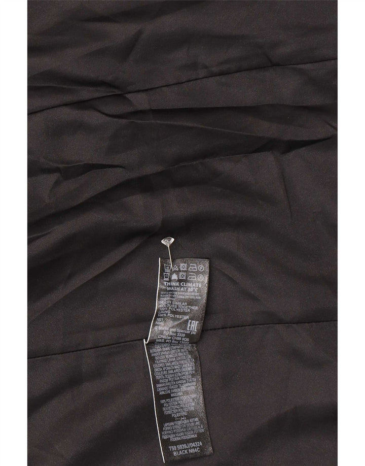 Marks & Spencer Chaqueta Americana Abierta de Manga 3/4 para Mujer UK 8 Small Black
