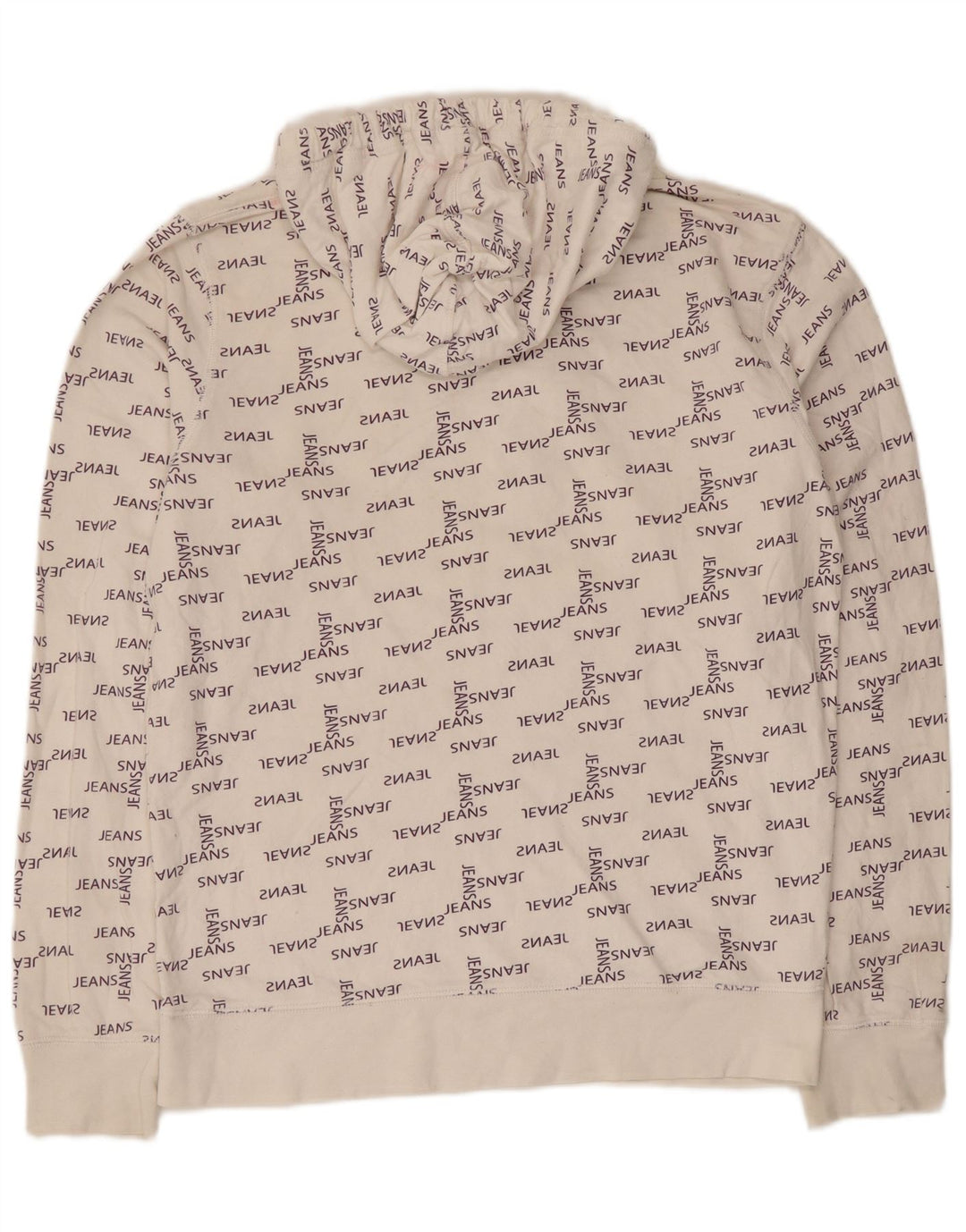 Jack & Jones Hombre Sudadera Con Capucha Gráfica Jersey De Algodón Blanco Mediano