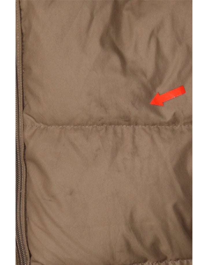 FILA Womens Hooded Padded Jacket UK 18 XL Brown Polyester Vintage Fila and Second-Hand Fila from Messina Hembry 