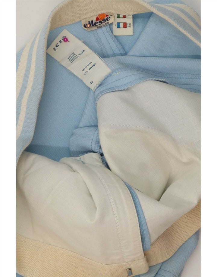 Pantalones cortos casuales para hombre Ellesse IT 48 Medium W32 Poliéster a rayas azules