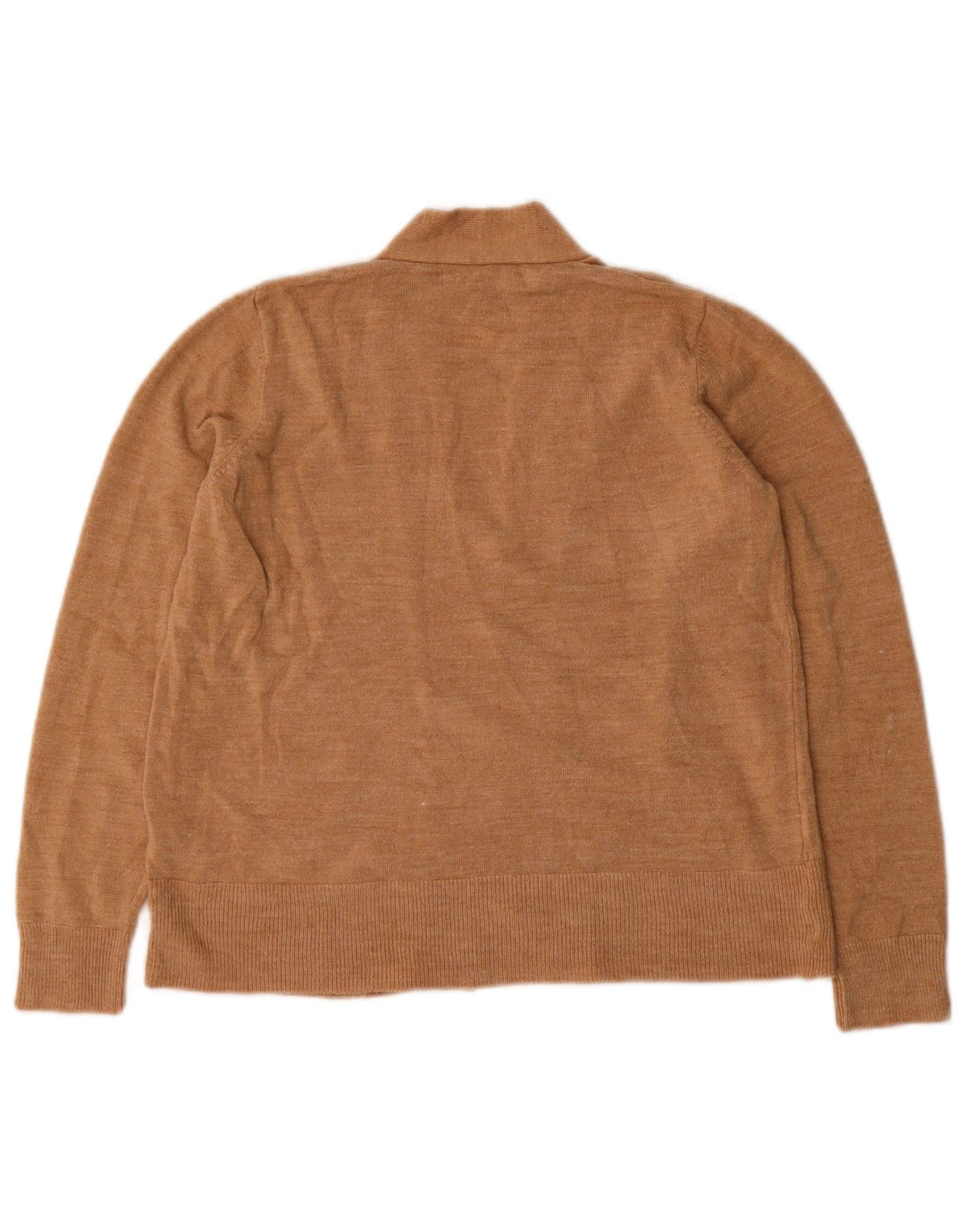 Marks & Spencer Suéter tipo cárdigan abierto para mujer Reino Unido 12 Acrílico beige medio