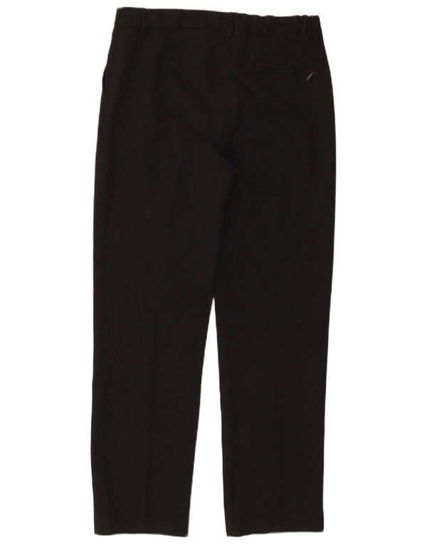 Marks & Spencer Pantalones chinos rectos para niños 15-16 años W32 L29 Negro