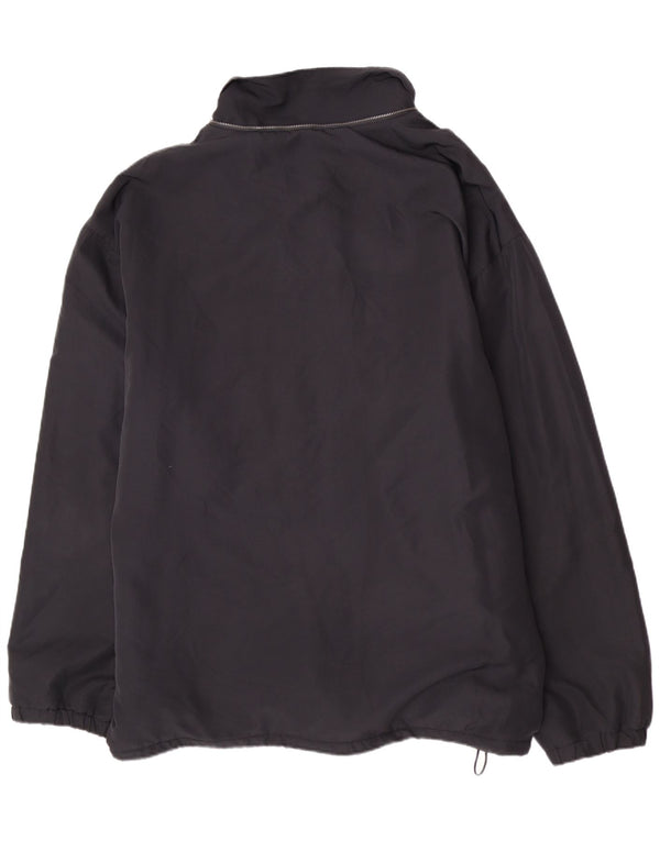 Kappa Chaqueta reversible para hombre UK 42 XL Poliéster negro
