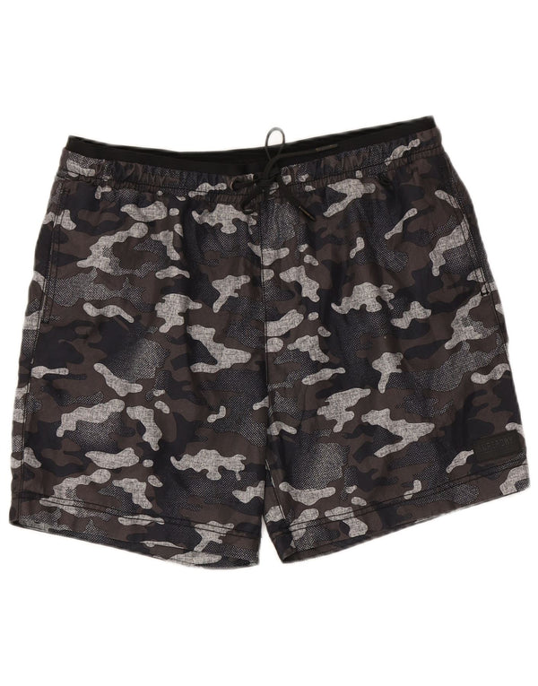 Superdry Bañador Bañador Hombre Grande Multicolor Camuflaje Poliéster