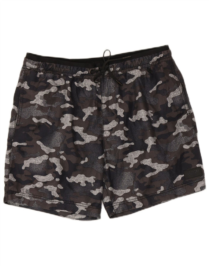 Superdry Bañador Bañador Hombre Grande Multicolor Camuflaje Poliéster