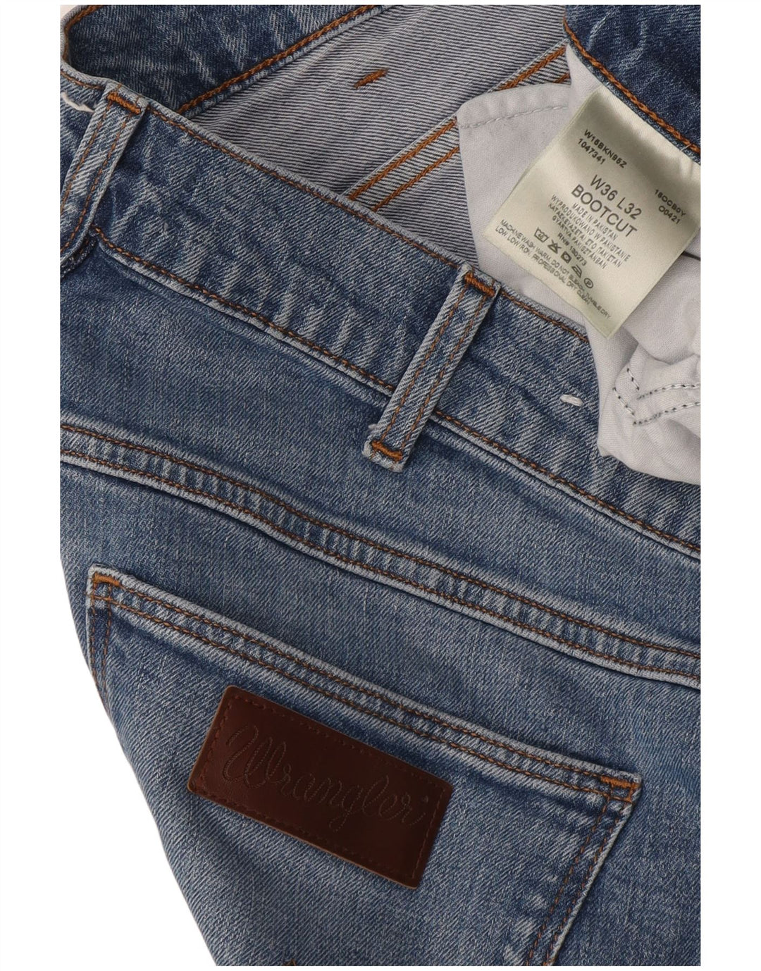 Wrangler Vaqueros Bootcut para Hombre W36 L32 Algodón Azul