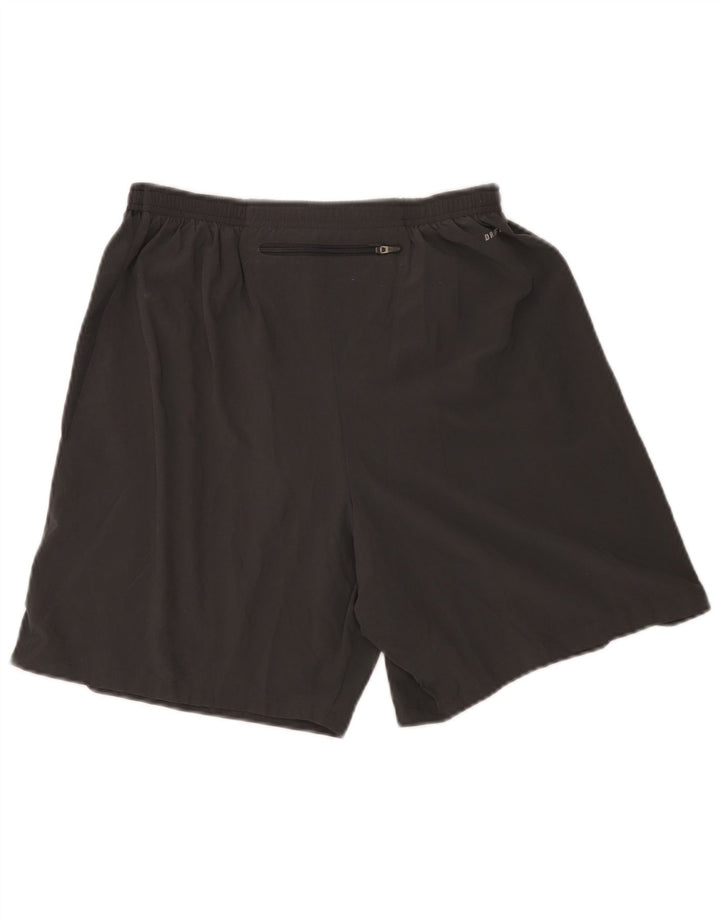 Pantalones cortos deportivos Nike Dri Fit para hombre gris medio