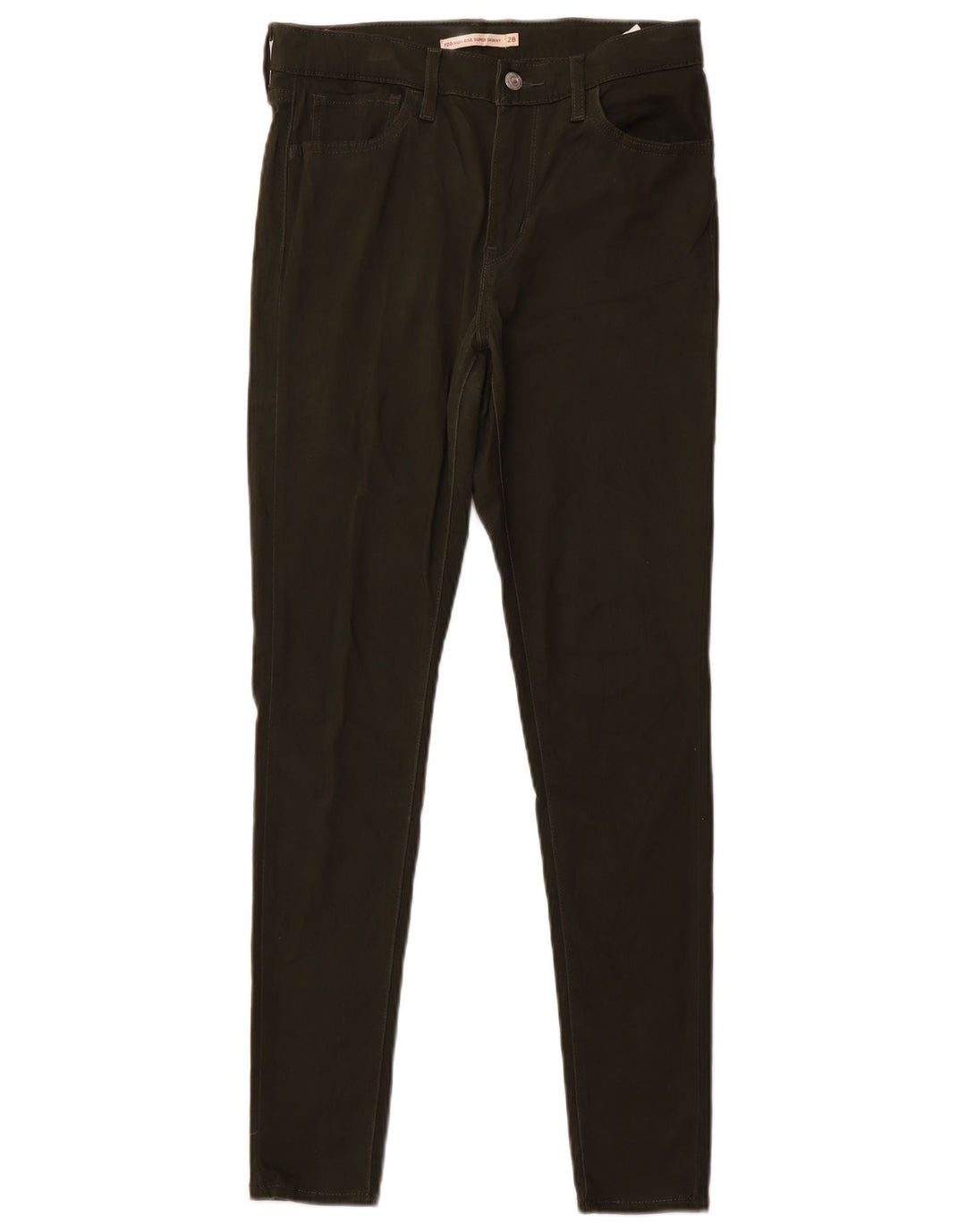 LEVI'S Pantalones Casuales Súper Ajustados De Cintura Alta 720 Para Mujer W28 L30 Caqui