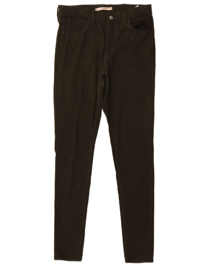 LEVI'S Pantalones Casuales Súper Ajustados De Cintura Alta 720 Para Mujer W28 L30 Caqui