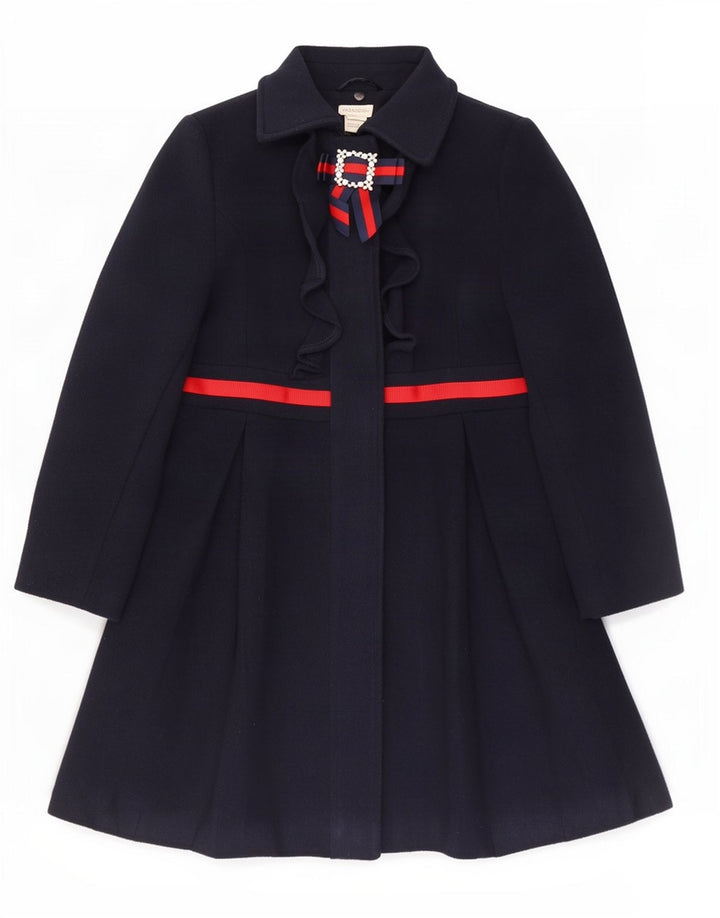Monsoon Abrigo de niña 7-8 años Azul marino Poliéster color block