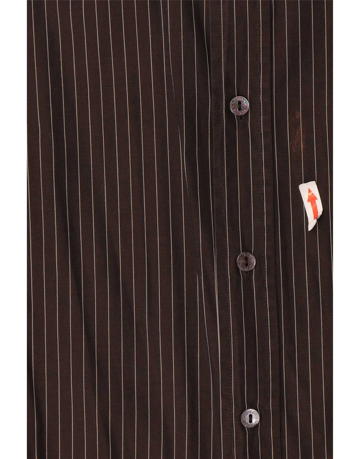 Dolce & Gabbana Camisa para hombre Talla 40 15 1/2 Mediana Raya negra