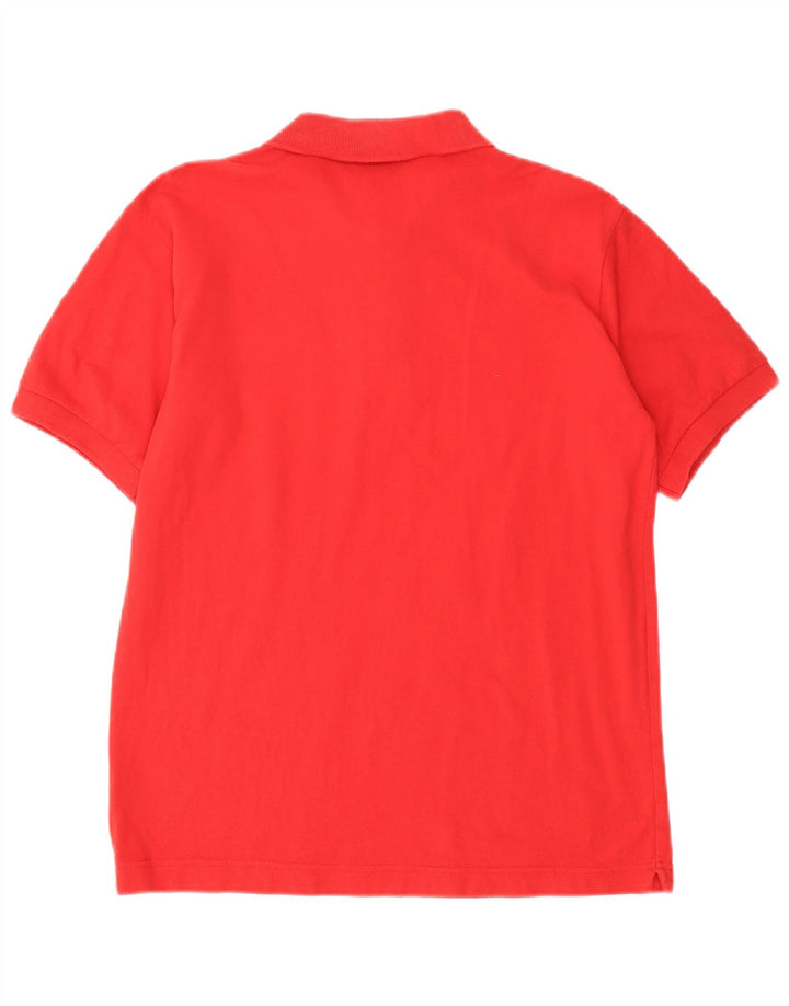 Polo Kappa Hombre Algodón Rojo Medio
