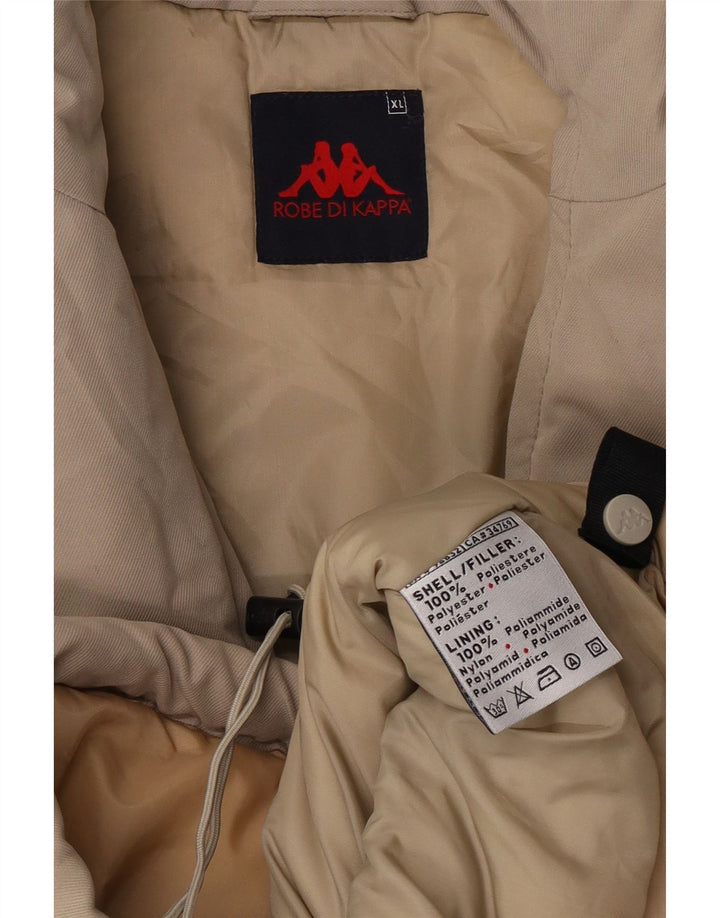 Kappa Chaqueta acolchada para hombre ES 42 XL Poliéster beige