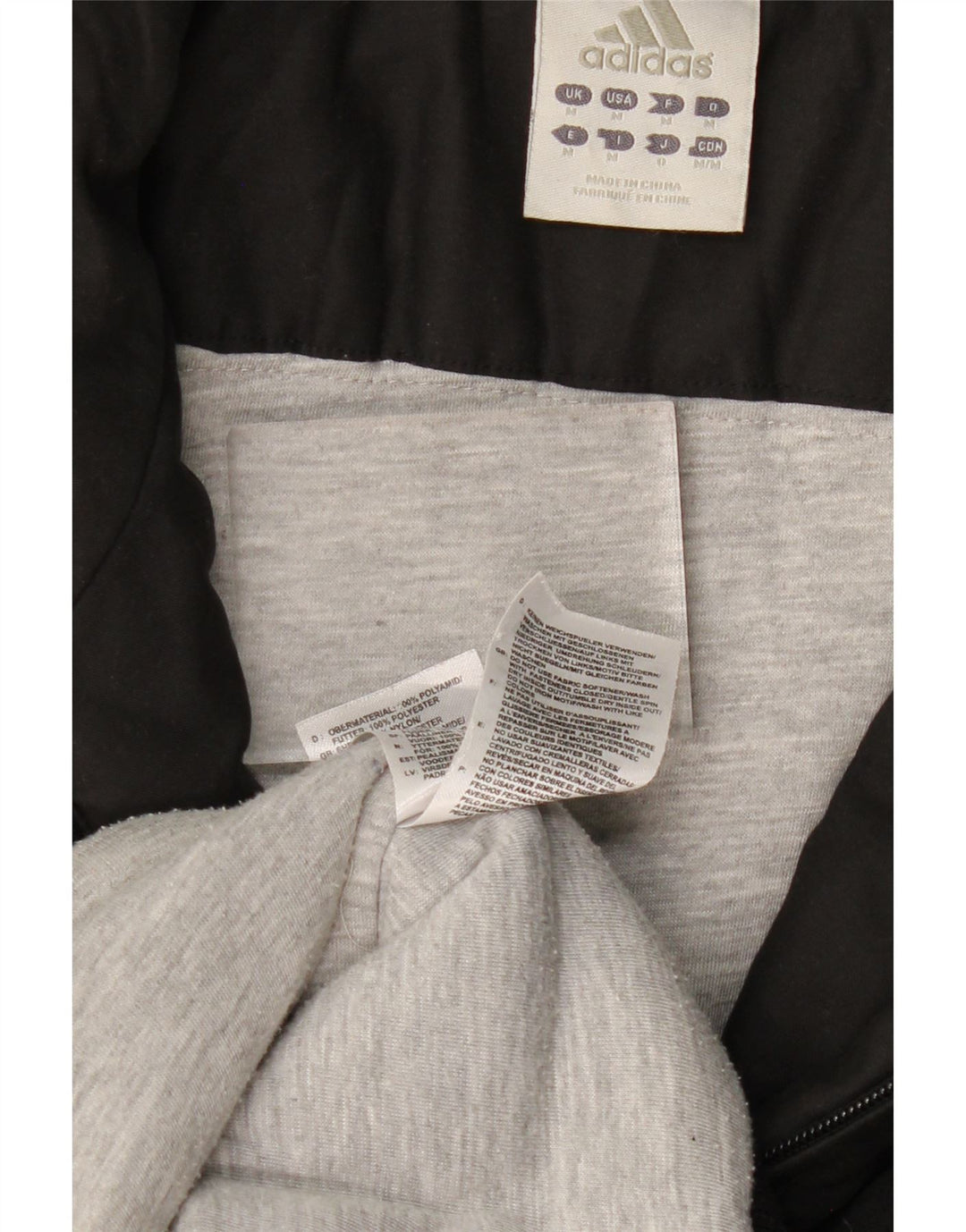 ADIDAS Chaqueta bomber gráfica para hombre UK 38 Mediana Poliamida negra