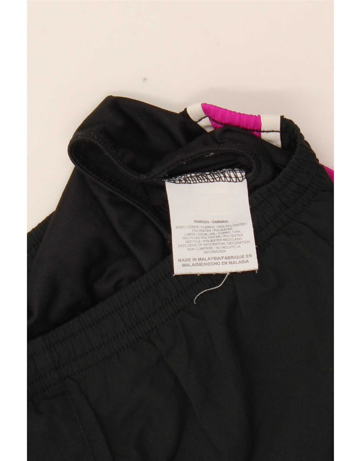 Nike Pantalones cortos deportivos para mujer UK 44 Mediano Negro Colorblock Poliéster
