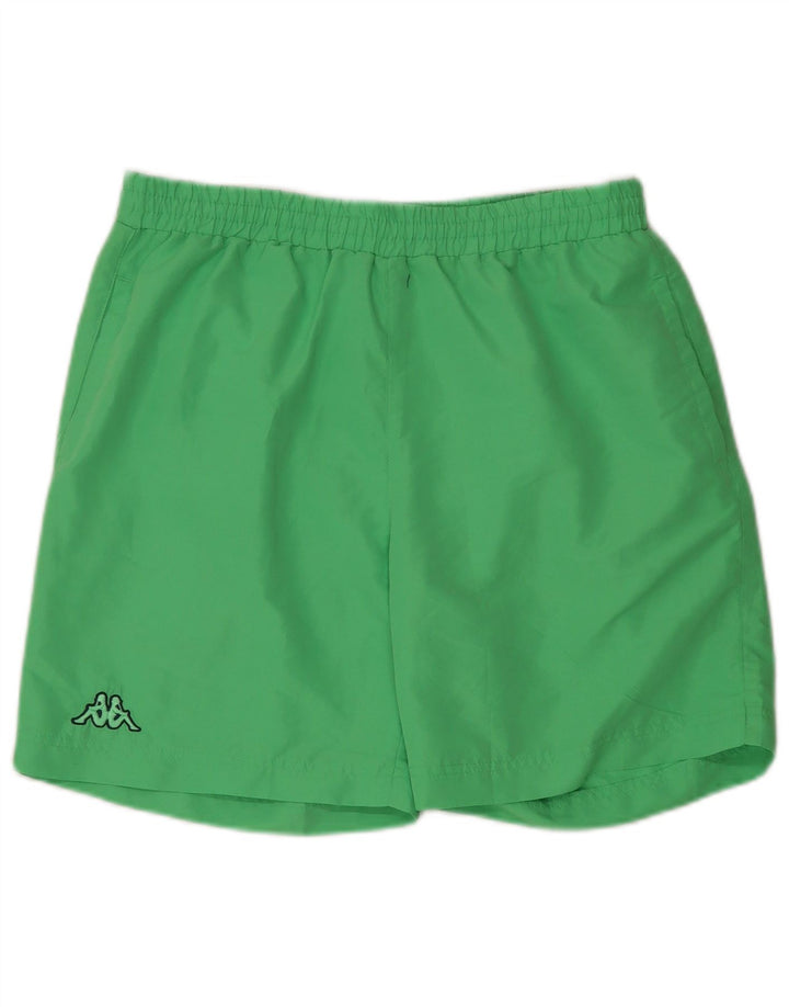 Kappa Hombre Pantalones Cortos Deportivos Grande Poliéster Verde