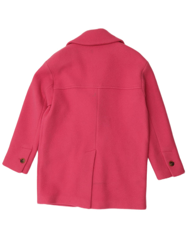Pinko Abrigo extragrande con doble botonadura para mujer UK 6 XS Lana rosa