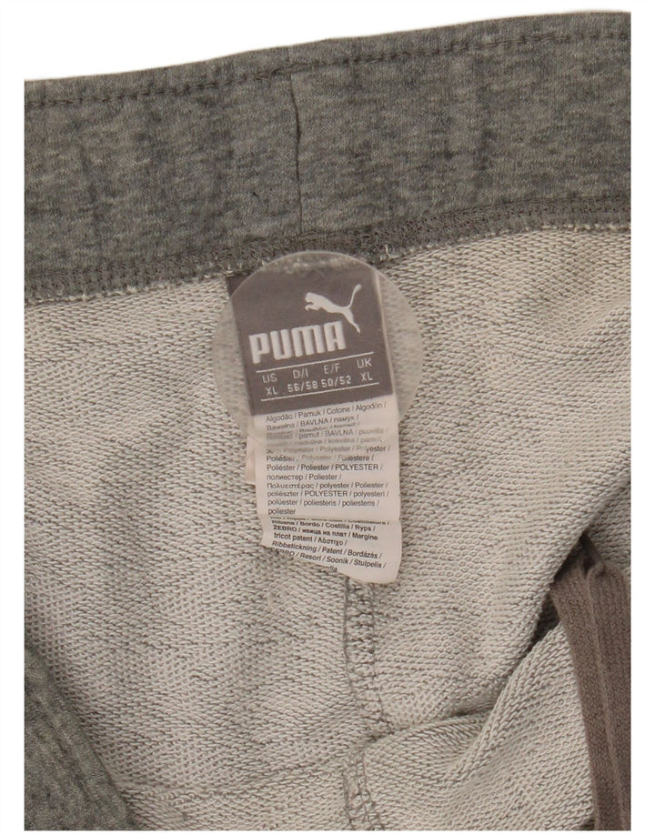 Puma Pantalones cortos deportivos para hombre XL Gris Algodón