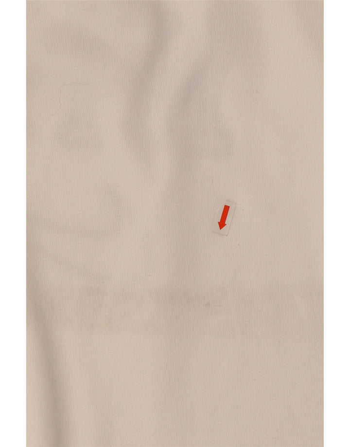 NIKE Mens Graphic Sweatshirt Jumper Large White Cotton