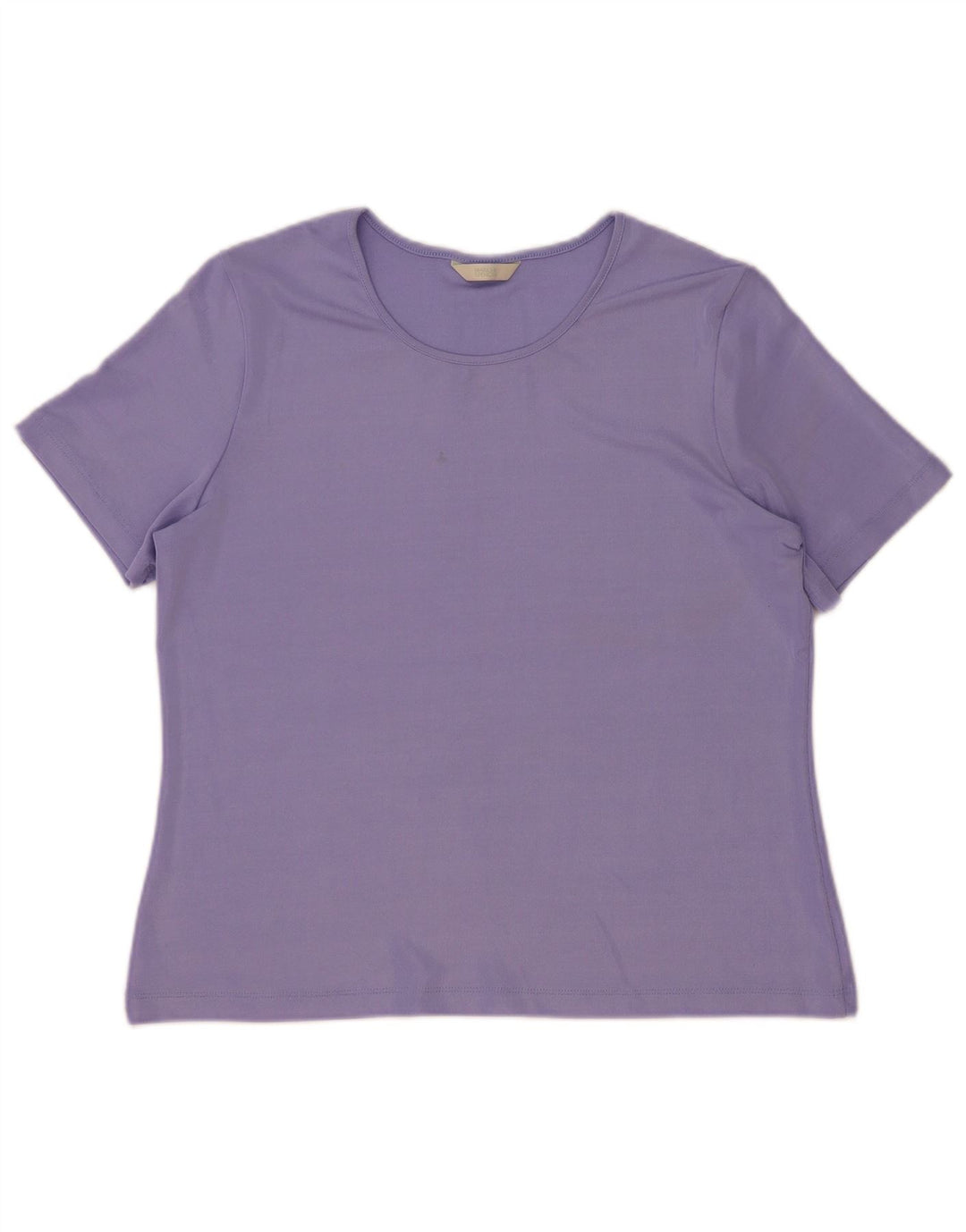 Marks & Spencer Camiseta para Mujer Top UK 46 Grande Poliéster Morado