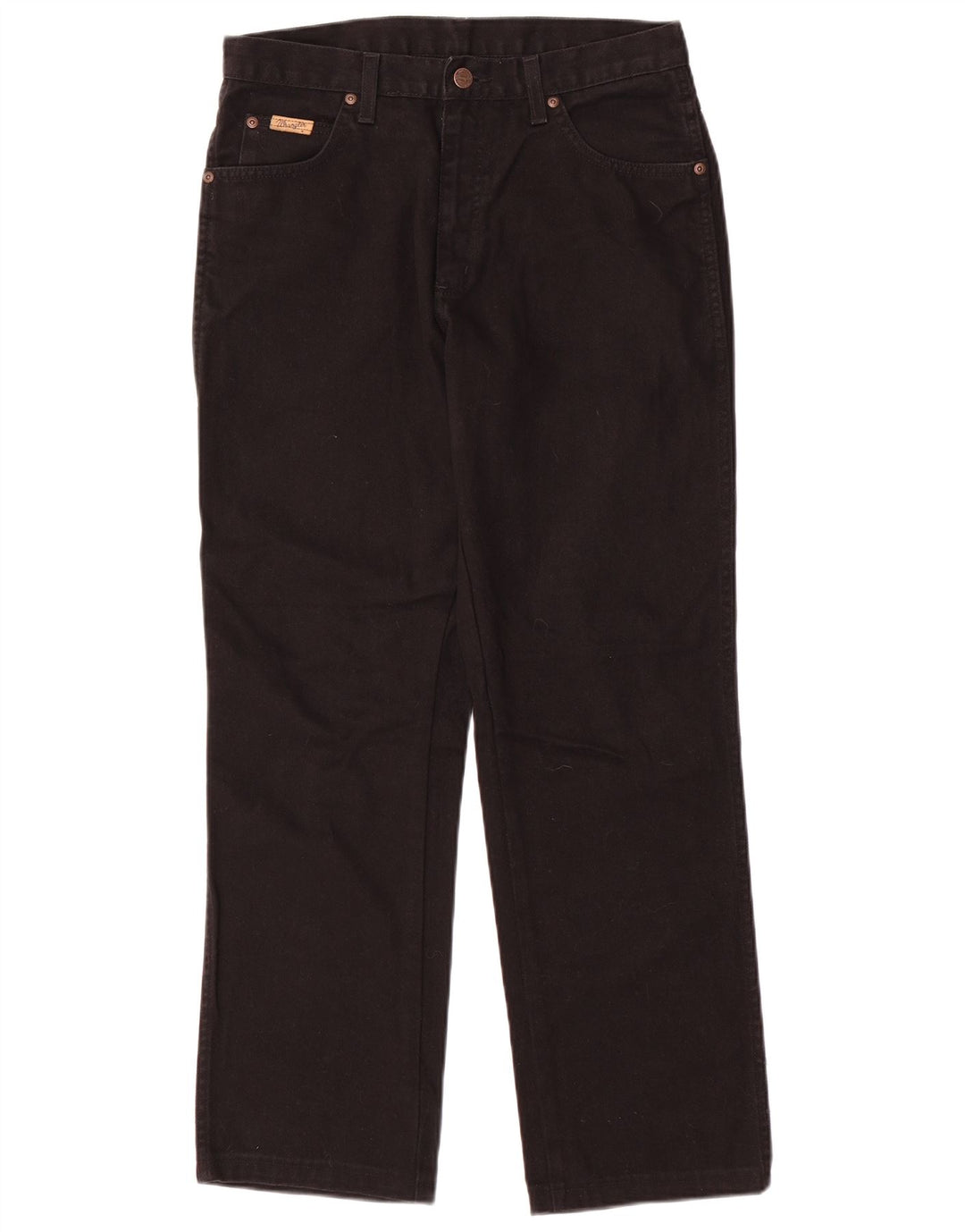 WRANGLER Vaqueros rectos Texas para hombre W32 L30 Algodón negro