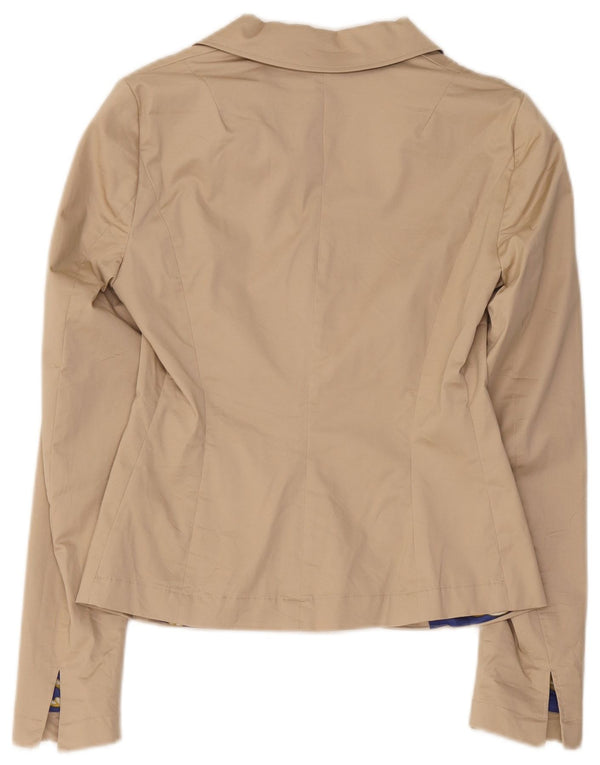 Chaqueta tipo blazer de 2 botones para mujer Liu Jo IT 42 Algodón beige medio