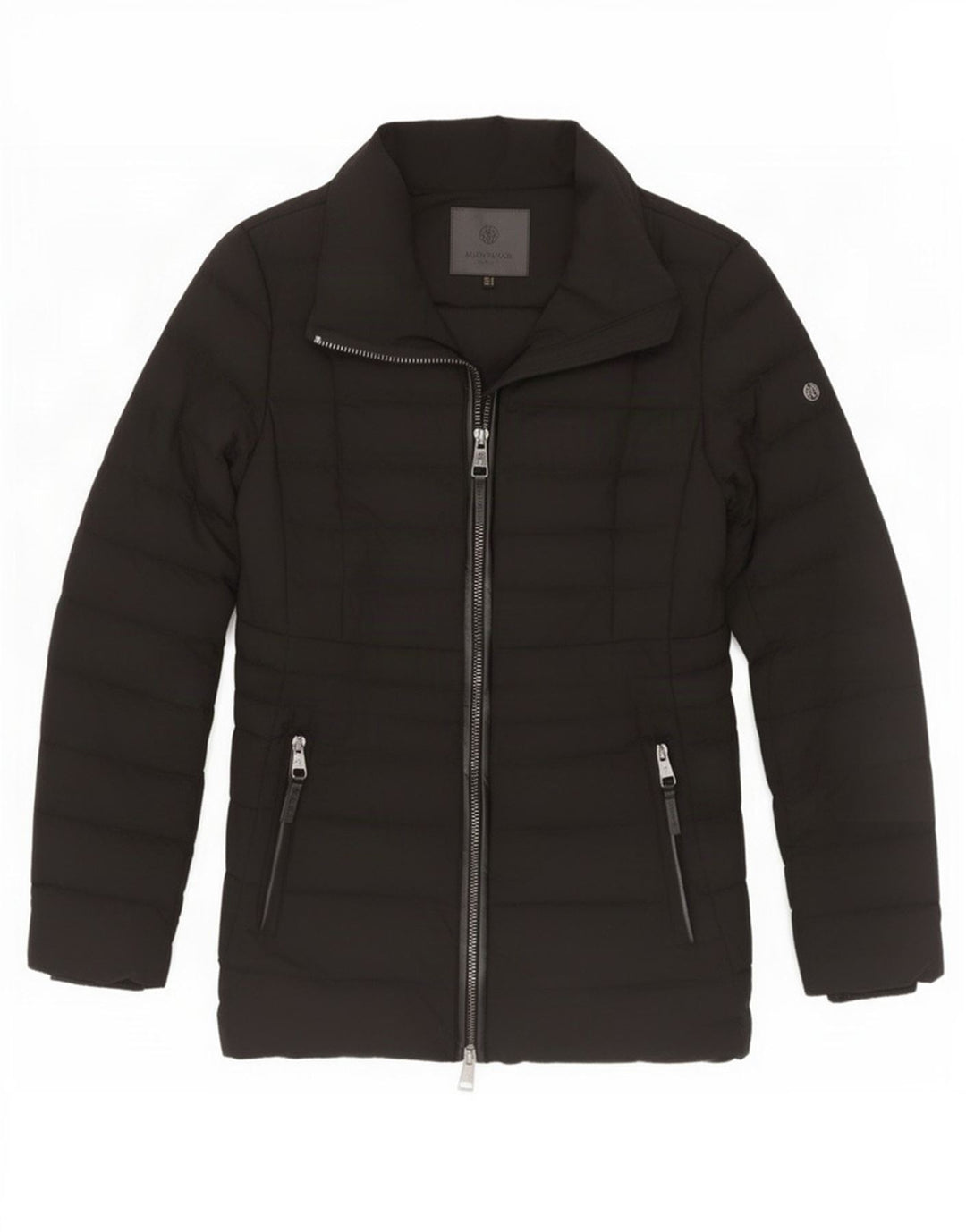 Massimo Dutti Chaqueta Acolchada Mujer UK 40 Small Poliéster Negro