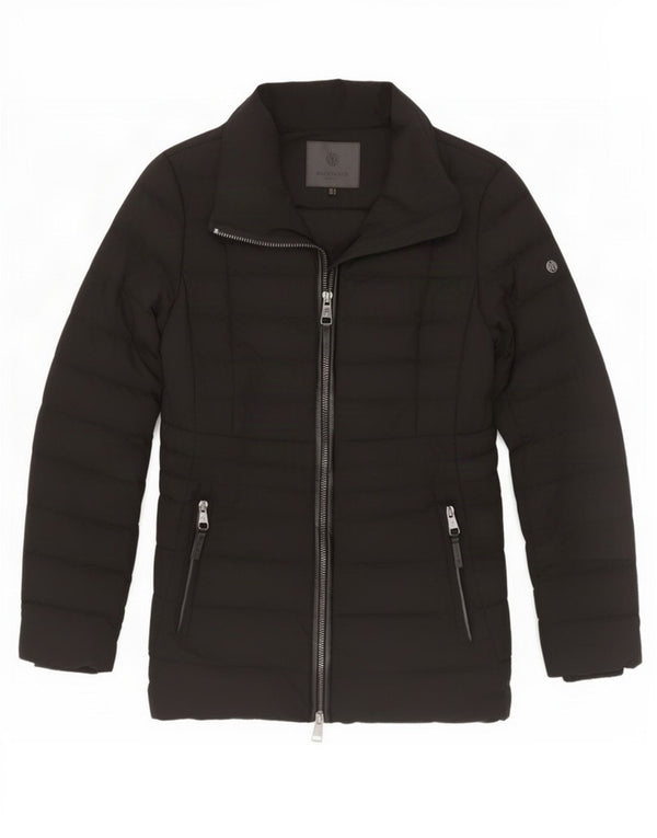 Massimo Dutti Chaqueta Acolchada Mujer UK 40 Small Poliéster Negro