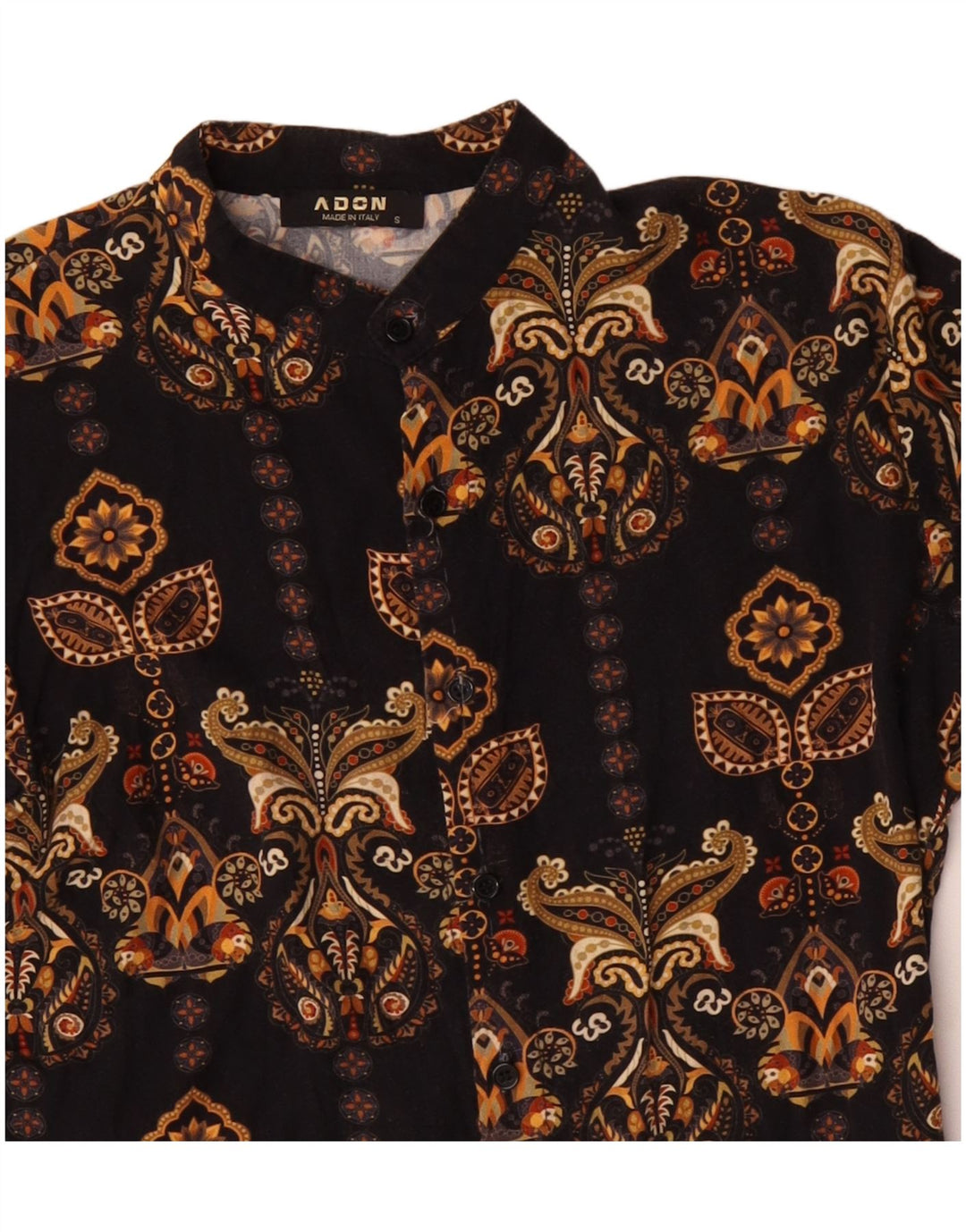 ADON Camisa Hombre Small Black Paisley