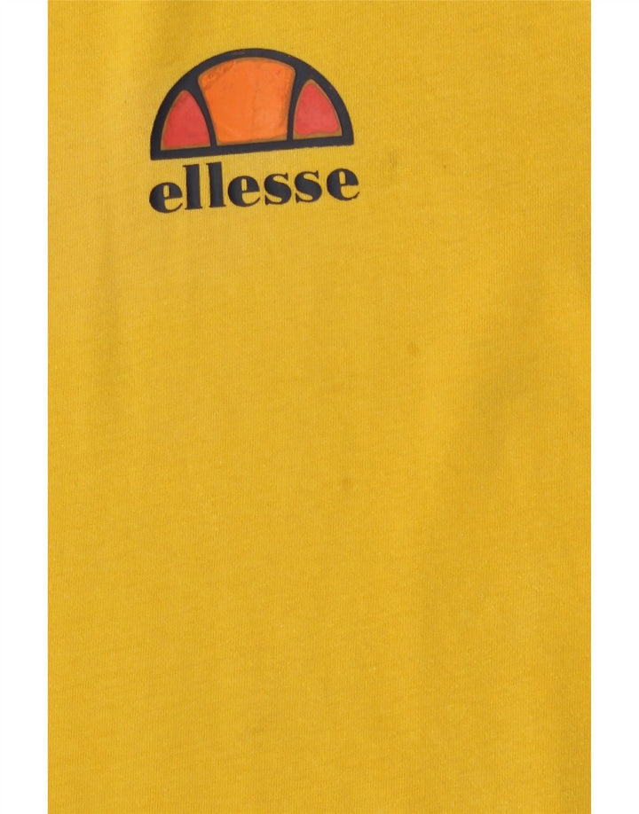 Camiseta Ellesse Hombre Top Medium Amarillo Algodón