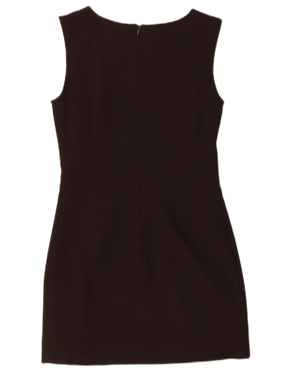 Max & Co. Vestido tubo sin mangas para mujer UK 40 Small Viscosa marrón
