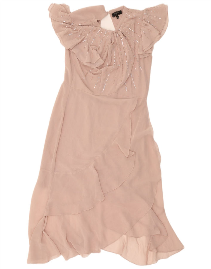 Vestido largo Lipsy para mujer, talla 46, talla grande, color rosa