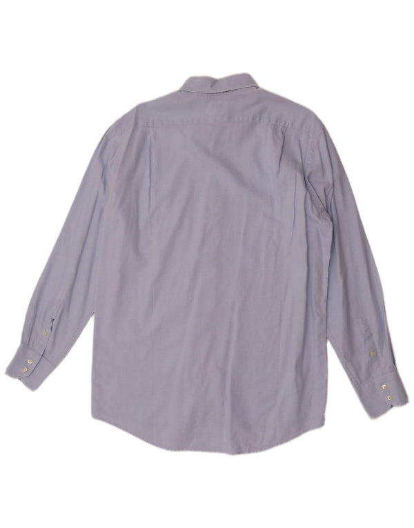 Camisa Lacoste Hombre Talla 40 Azul Medio