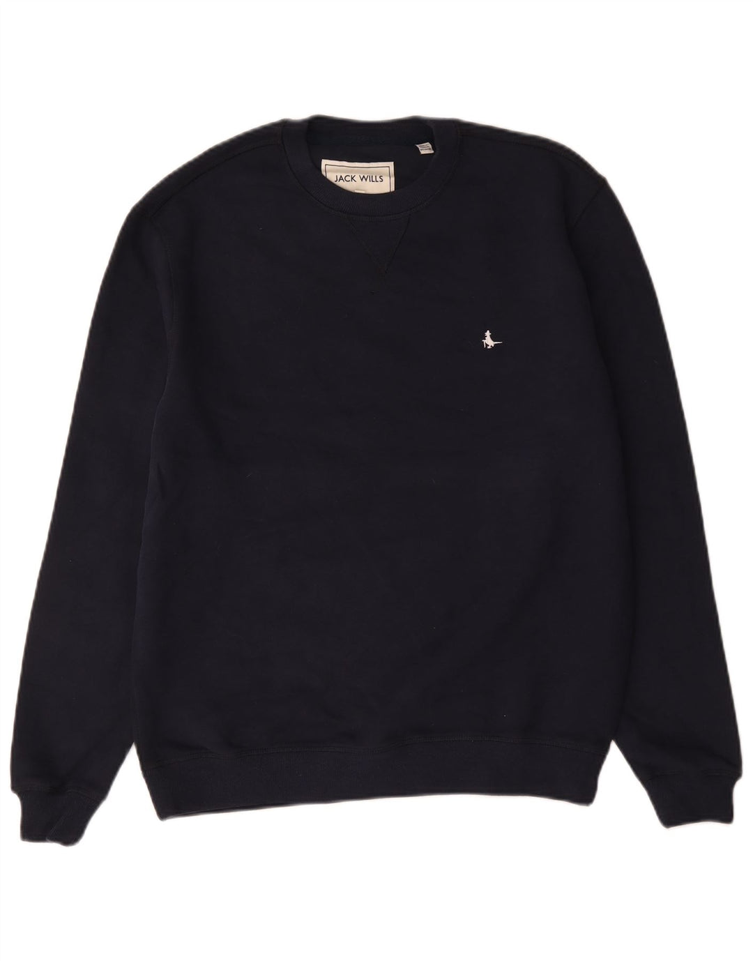 Jack Wills Hombre Sudadera Jumper Small Azul Marino Algodón