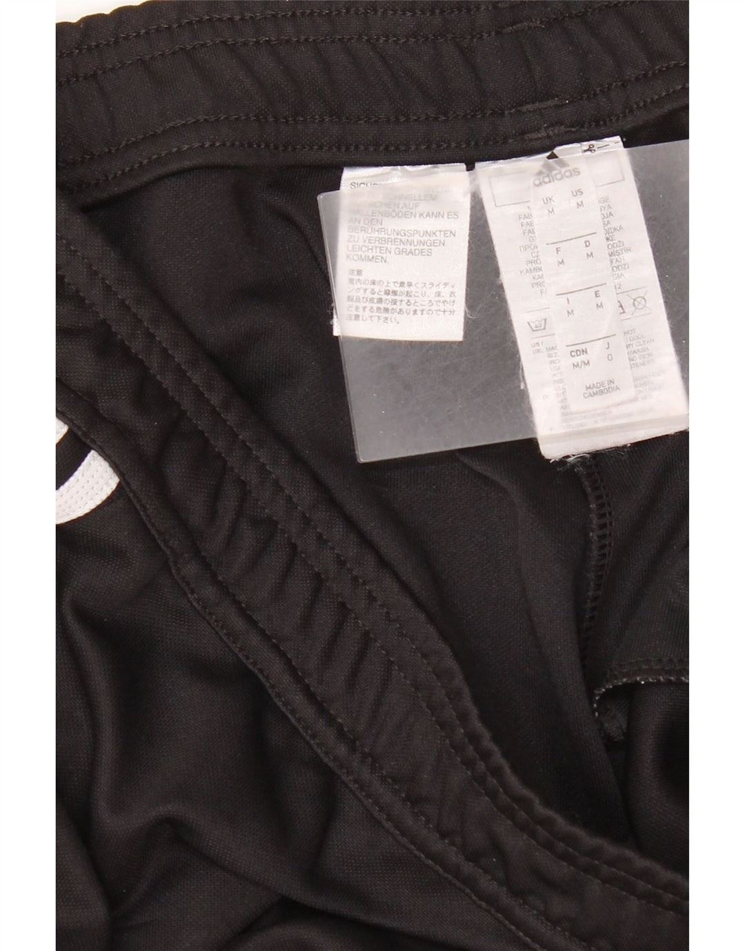 Pantalón De Chándal Adidas Hombre Mediano Negro Poliéster