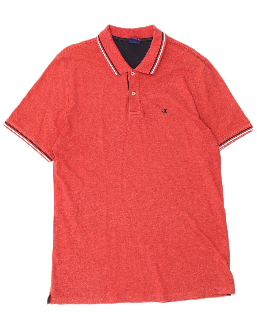 Champion Polo Hombre XL Algodón Rojo