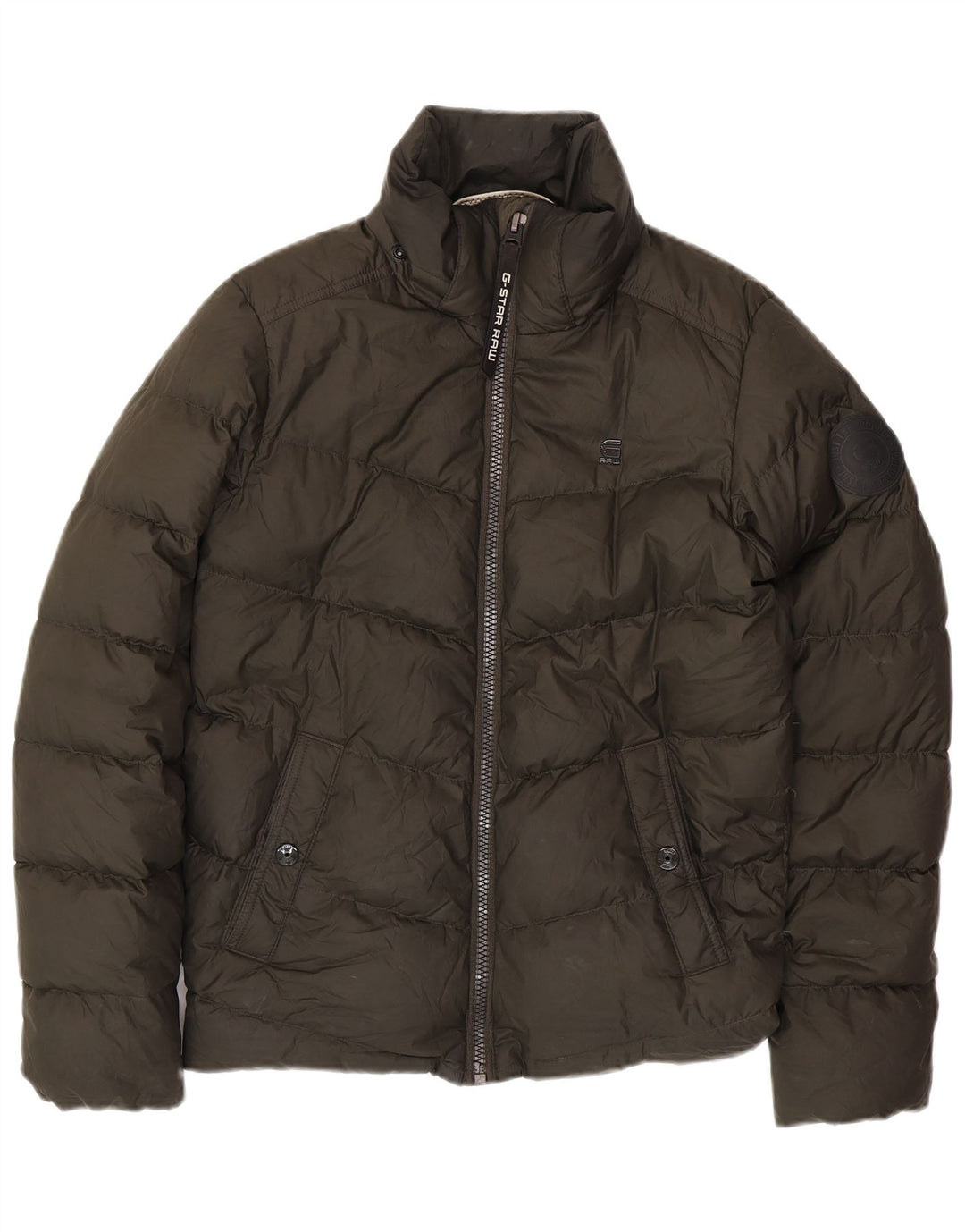 G-STAR Chaqueta acolchada holgada para hombre UK 34 XS Caqui