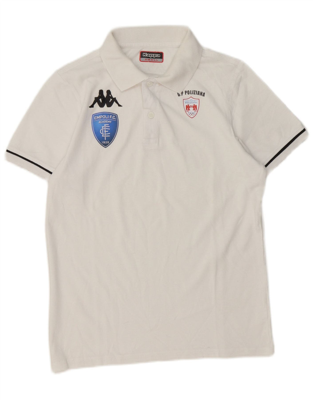 Kappa Polo Gráfico Para Hombre Blanco Pequeño