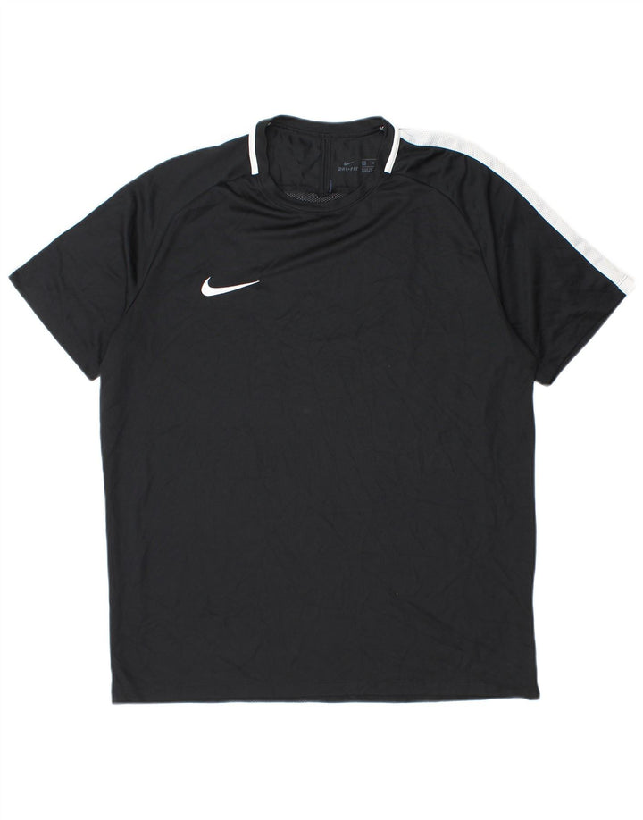 Nike Camiseta Dri Fit para Hombre Top XL Negro Colorblock