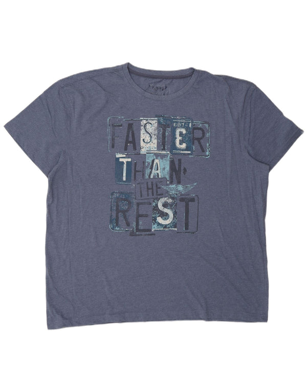 ARIZONA Camiseta gráfica para hombre Top 3XL Azul marino Algodón